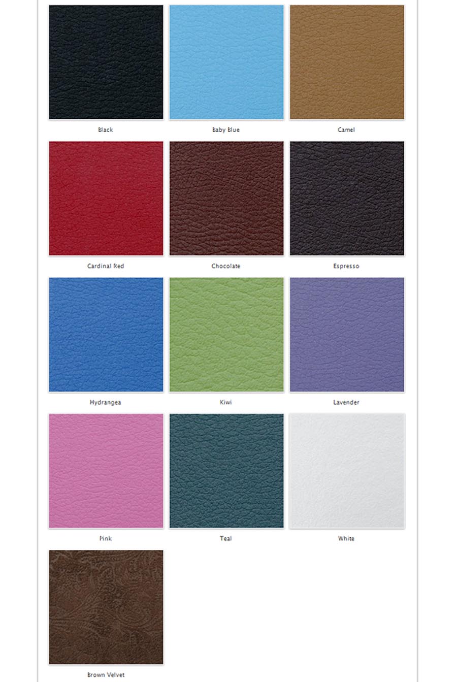 color swatches for flush mount albums